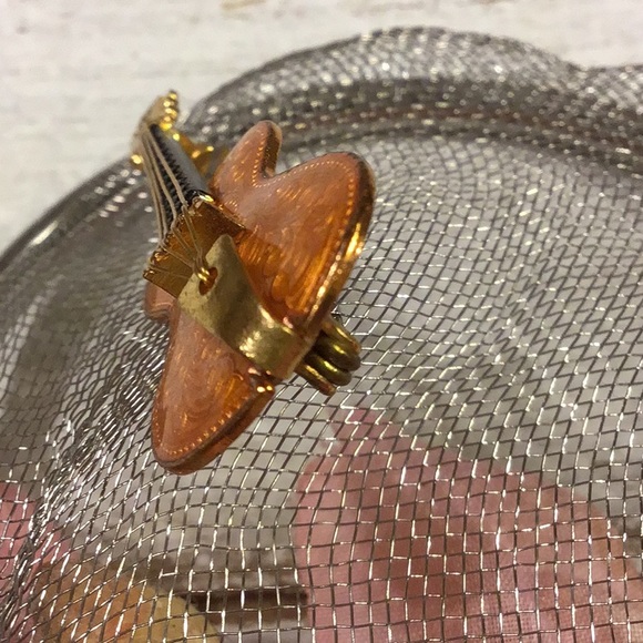 Vintage Western Germany Violin Brooch - Picture 9 of 16